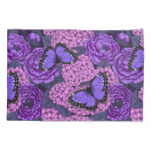 Housse D'oreillers Jardin morpho bleu 2 (Dos)