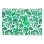 Housse D'oreillers Jardin succulent (Dos-gauche)