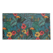 Housse D'oreillers Jardin toucan (Dos-gauche)