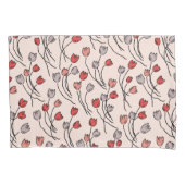 Housse D'oreillers Jardin Tulip En Rose (devant)