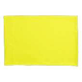Housse D'oreillers Jaune clair (couleur solide)  (devant-gauche)