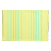 Housse D'oreillers Jaune et turquoise (Dos)