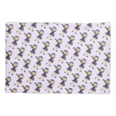 Housse D'oreillers Jazz Dance Considérant Costume violet Fille danseu (Dos)