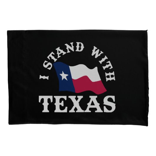 Housse D'oreillers Je suis avec le Texas (devant)