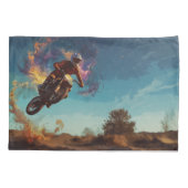 Housse D'oreillers Je suis en feu - Motocross Rider (Dos)