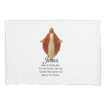 Jésus en rouge et blanc