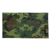Housse D'oreillers Jeu de Coques Coussins du Motif du Camouflage Vert (Dos-gauche)