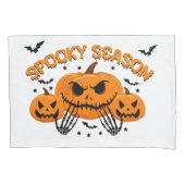 Housse D'oreillers Jeu de coquilles Halloween (devant-gauche)