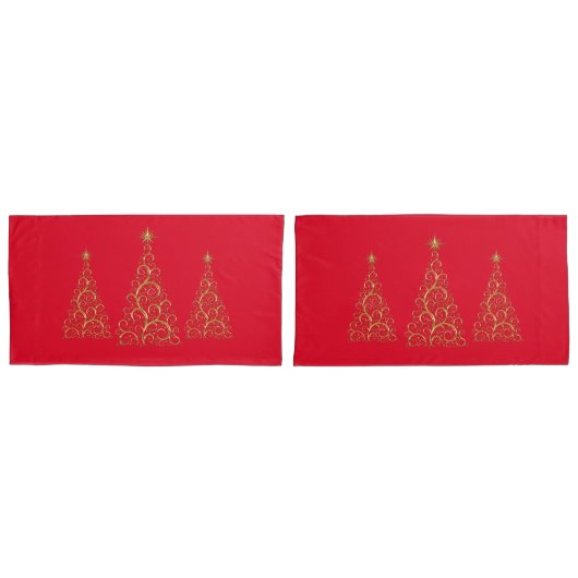 Housse D'oreillers Jeu de Pillowcase de Noël de Noël (devant-Set)