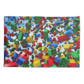 Housse D'oreillers Jeu des caisses de coussin de blocs (Dos-gauche)