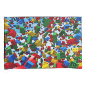 Housse D'oreillers Jeu des caisses de coussin de blocs (devant-Droit)