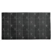 Housse D'oreillers Jeu d'oreillers de taille King Plaid Noir (devant-Droit)