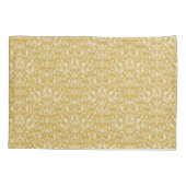 Housse D'oreillers Jeu d'oreillers d'impression Gold Damask (Dos-gauche)