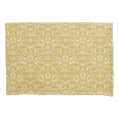 Housse D'oreillers Jeu d'oreillers d'impression Gold Damask (devant-gauche)
