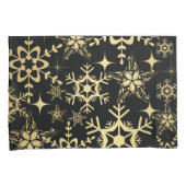 Housse D'oreillers Jeu d'oreillettes Snowflakes (devant-Droit)