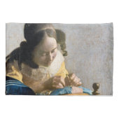 Housse D'oreillers Johannes Vermeer - Le Lacemaker (Dos)