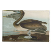 Housse D'oreillers John James Audubon Peinture Pélicane Brown (Dos)