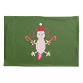 Housse D'oreillers Joli Axolotl Noël Motif double face (Dos)