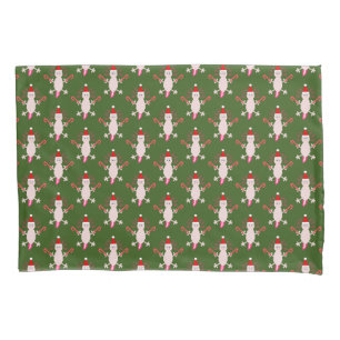 Housse D'oreillers Joli Axolotl Noël Motif double face