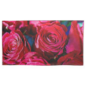 Housse D'oreillers Joli Ensemble De Roses Rouges (devant-gauche)