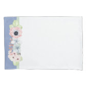 Housse D'oreillers Joli Pastel Flowers Coussin Coque (devant)