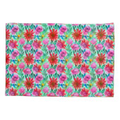 Housse D'oreillers Jolie aquarelle florale (Dos-gauche)