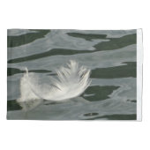 Housse D'oreillers Jolie plume blanche (Dos)