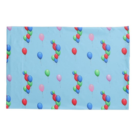 Housse D'oreillers Jolis ballons (Dos)