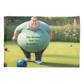 Housse D'oreillers Jolly Lawn Bowler Man, (Dos)