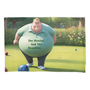 Housse D'oreillers Jolly Lawn Bowler Man,