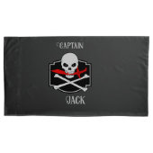 Housse D'oreillers Jolly roger personnalisé (Cutlass) (devant-gauche)