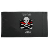 Housse D'oreillers Jolly roger personnalisé (Cutlass) (devant-Droit)