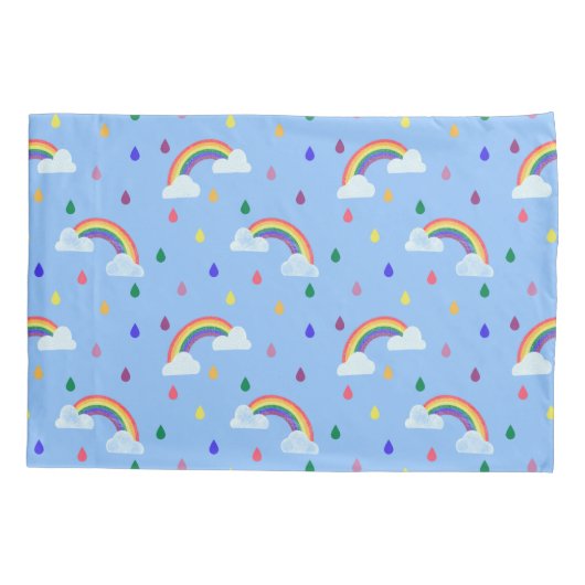 Housse D'oreillers Jote Kids Rainbow Pluie Motif douche (Dos)