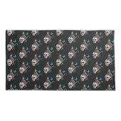 Housse D'oreillers Jour De La Morte Chat Crâne Sucre Et Papillon (Dos)