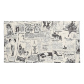 Housse D'oreillers Journal vintage (Dos)