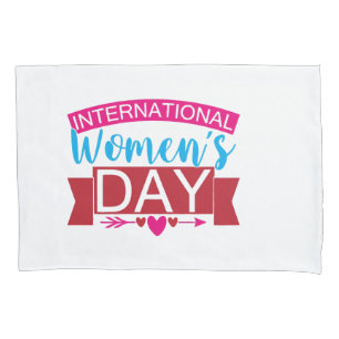 Housse D'oreillers Journée internationale de la femme