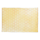 Housse D'oreillers Joyeuse bumble abeilles jaune nid d'abeille mignon (Dos)