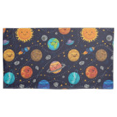 Housse D'oreillers Joyeuses planètes Pillowcases (devant-gauche)