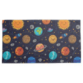 Housse D'oreillers Joyeuses planètes Pillowcases (devant-Droit)