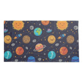 Housse D'oreillers Joyeuses planètes Pillowcases (Dos-gauche)