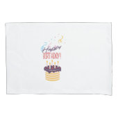 Housse D'oreillers Joyeux anniversaire (devant-gauche)