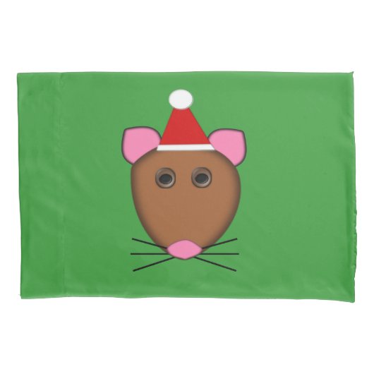 Housse D'oreillers Joyeux Costume de Souris (devant)
