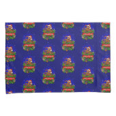 Housse D'oreillers Joyeux Noël avec lapin de Noël (devant-Droit)