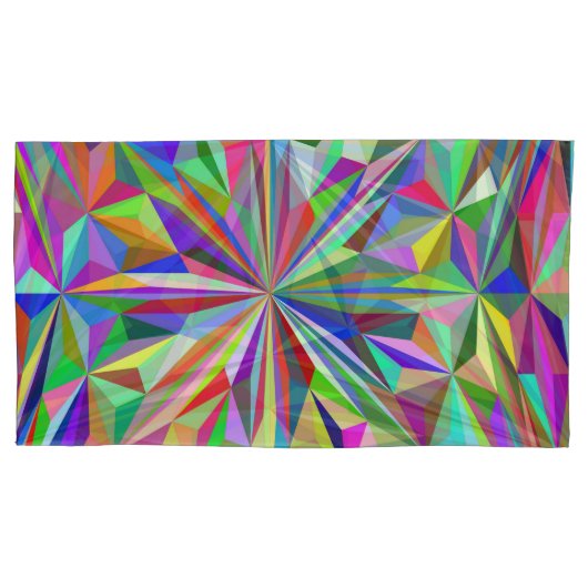 Housse D'oreillers kaléidoscope Abstrait (devant-gauche)