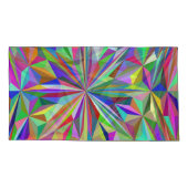 Housse D'oreillers kaléidoscope Abstrait (Dos-gauche)