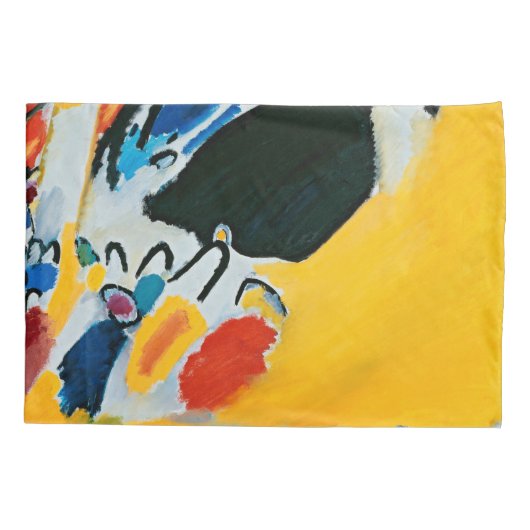 Housse D'oreillers Kandinski Impression III Concert Peinture Abstrait (Dos)