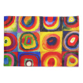 Housse D'oreillers Kandinsky Farbstudie Quadrates Cercles Art (Dos)
