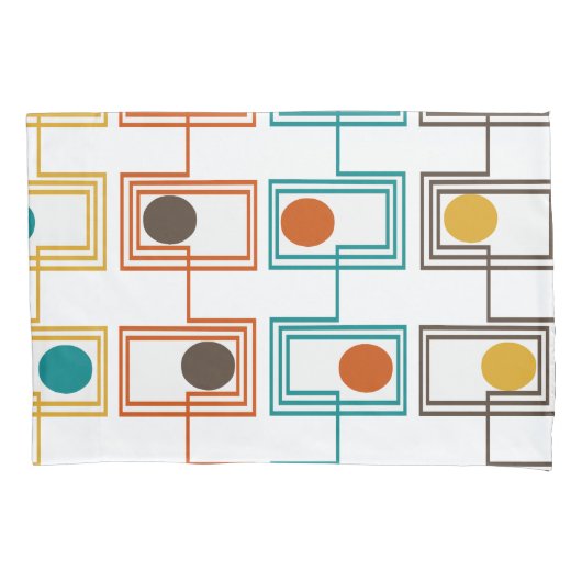 Housse D'oreillers Kandinsky Rectangles avec Ovals (devant)