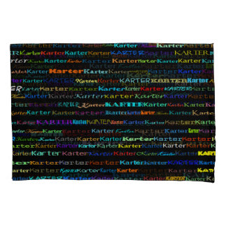Housse D'oreillers Karter Text Design I Pillowcase