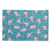 Housse D'oreillers Kawaii Axolotl dans l'océan (Dos)